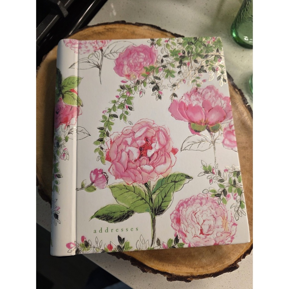 Rose Garden Large Address Book - Hardcover-spiral By‎ Peter Pauper Press